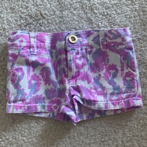 Lilly Pulitzer mini-Callahan shorts Size 3